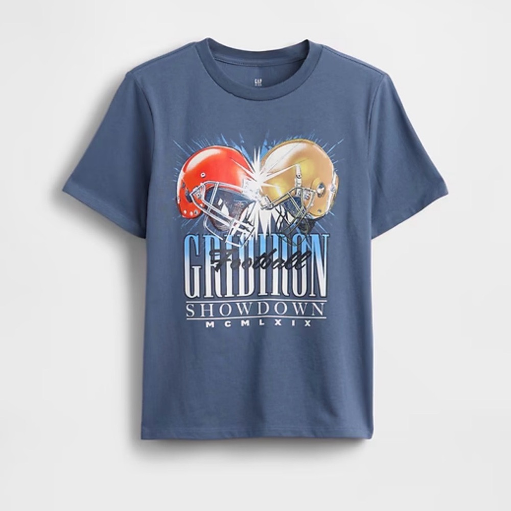 GAP Blue Gridiron Showdown Tee